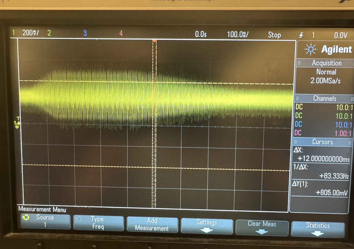 ADSR envelope screenshot